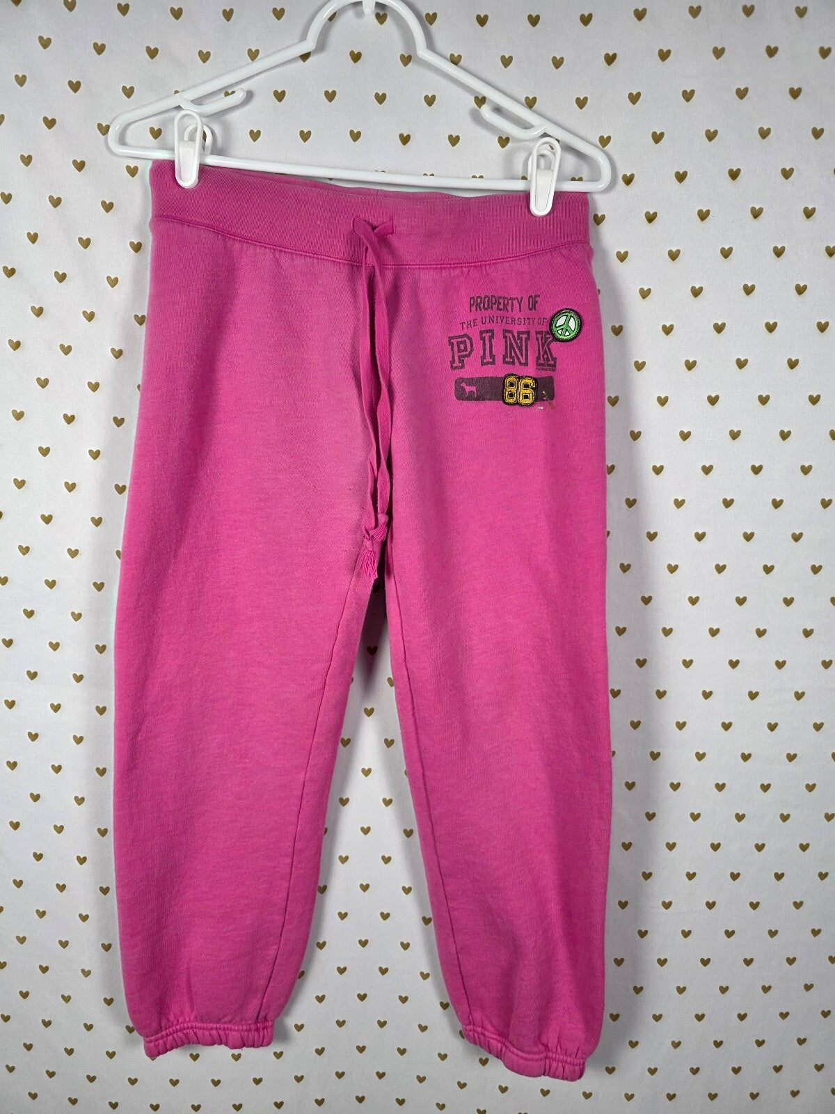 Victorias Secret PINK Vintage Logo Butt Y2k Sweatpants Sweats XS