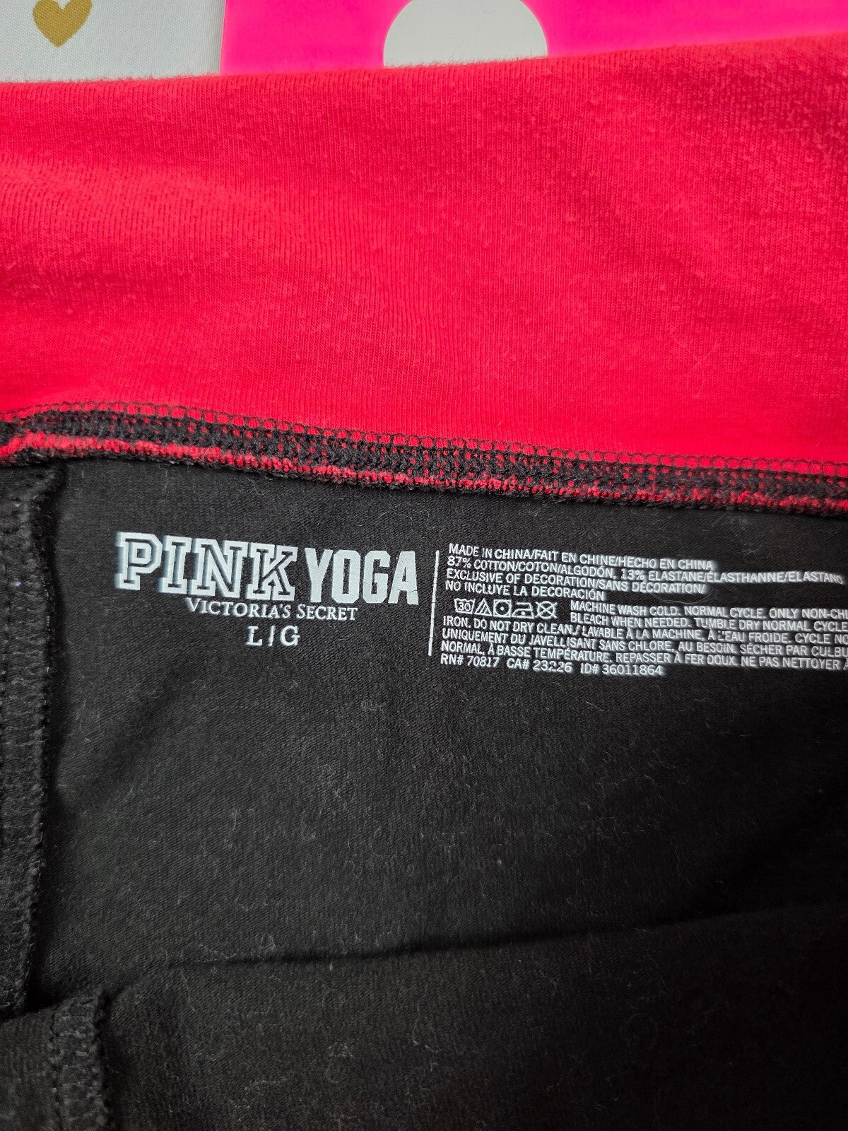 Victorias Secret PINK Vintage Foldover Cheetah Yoga Shorts Large