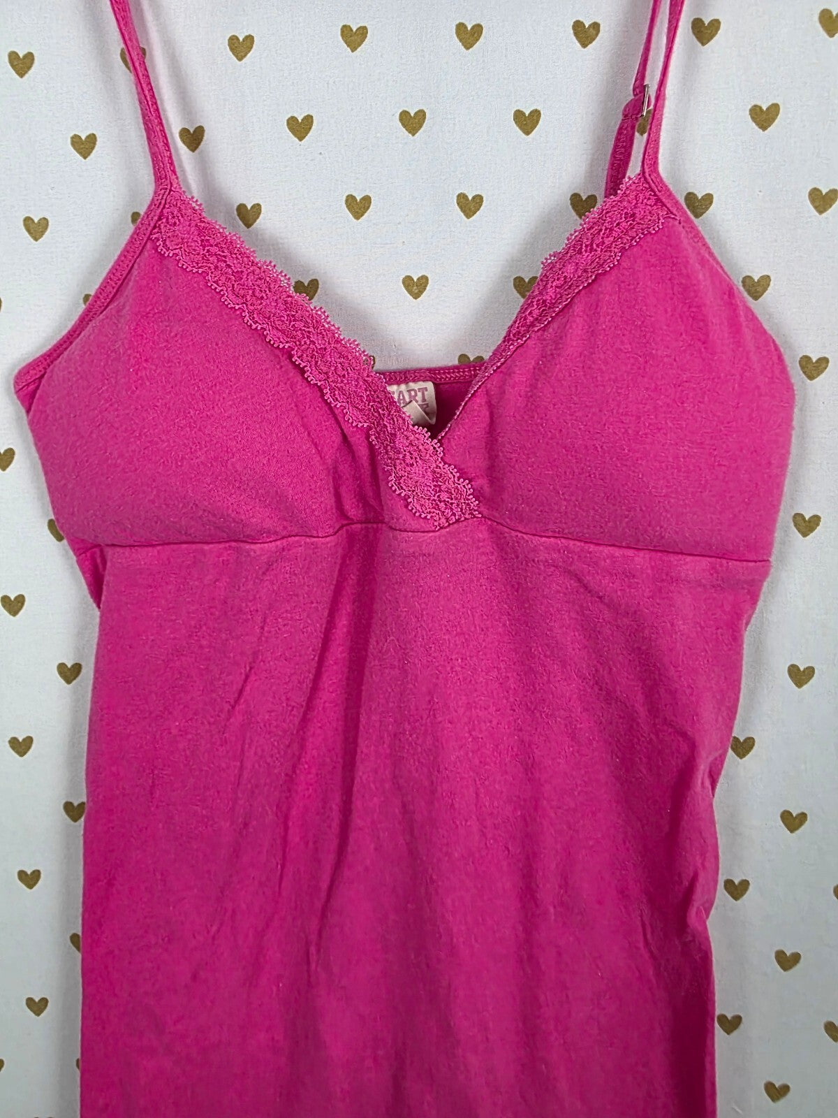 Victorias Secret PINK  Vintage HEART XS Tank Top Padded