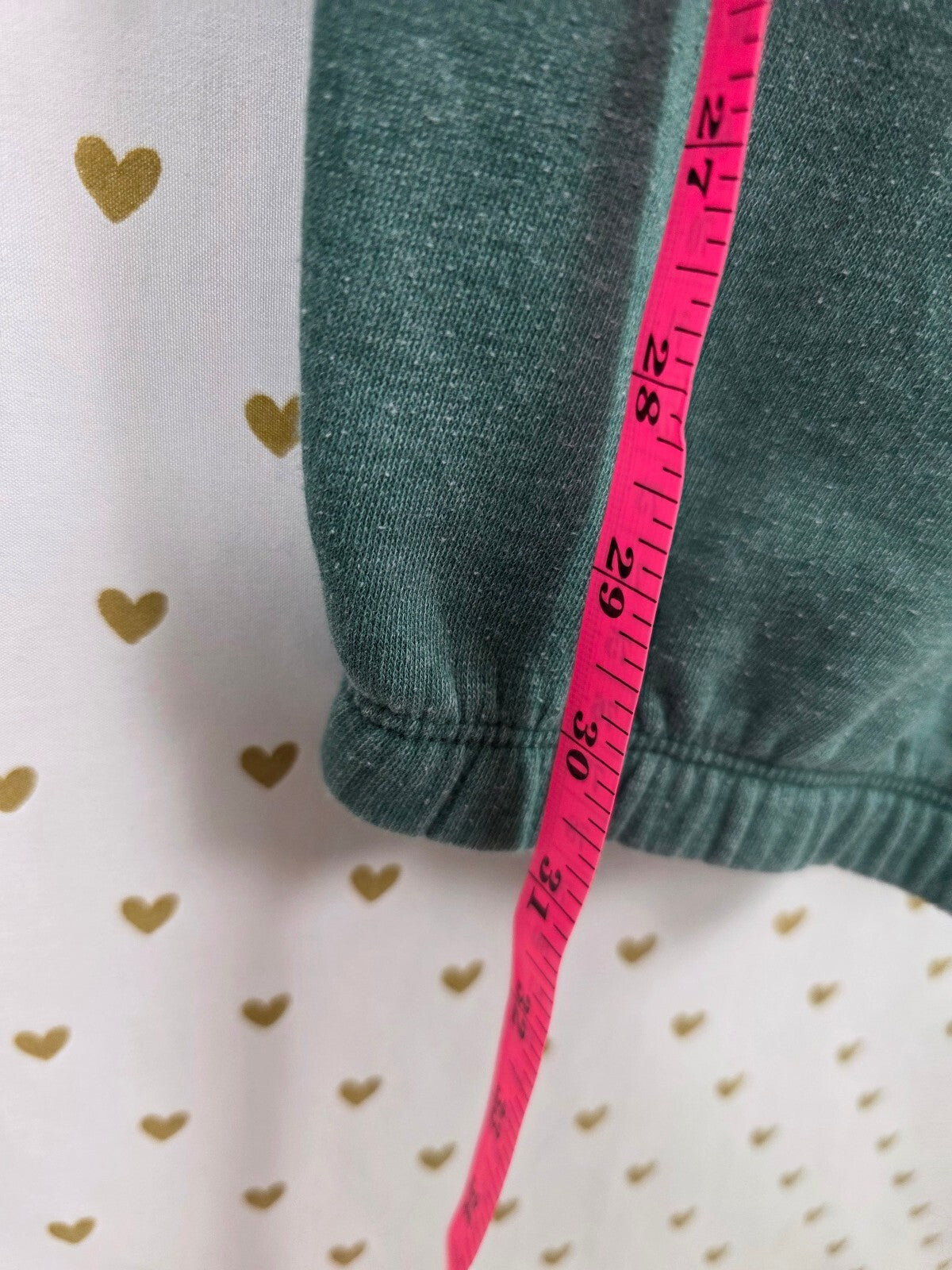 Victorias Secret PINK Vintage Long Love Heart Logo Sweats Sweatpants Small