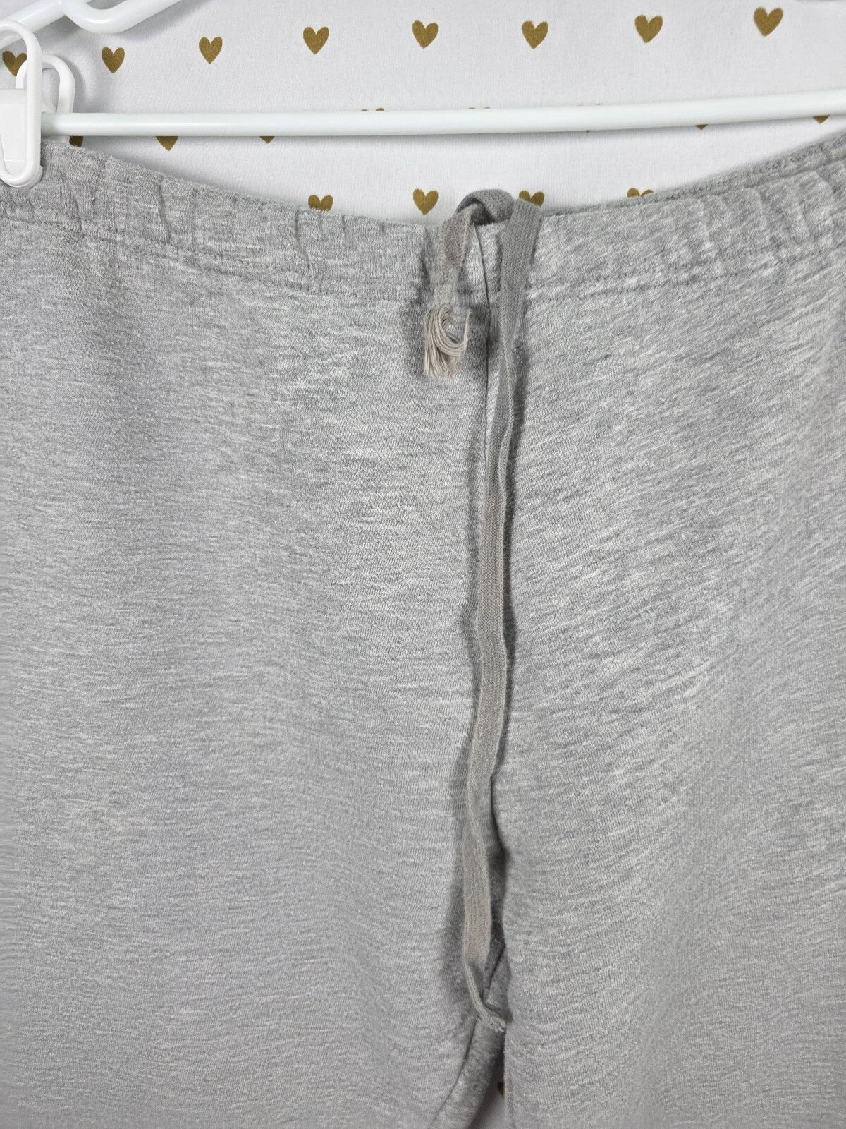 Victorias Secret PINK PHI BETA PINK Sweats Capri Sweatpants Grey Large Vintage