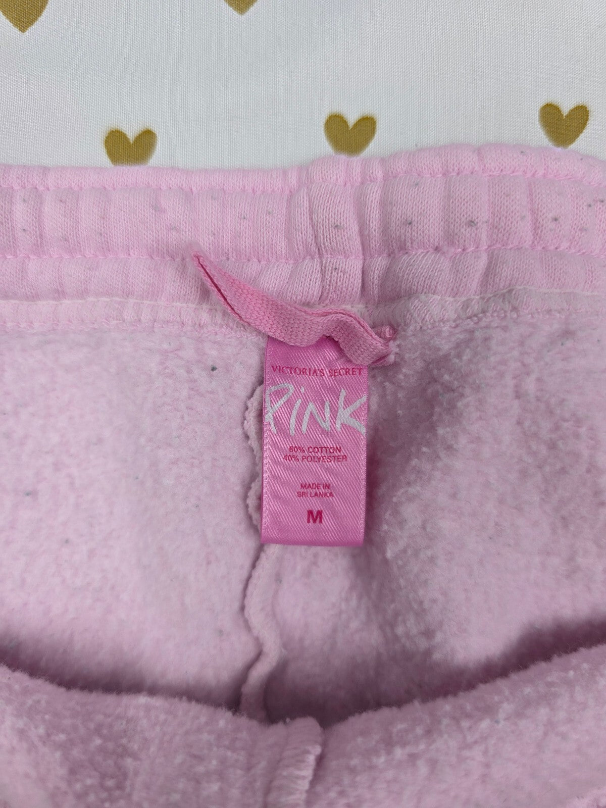 Victorias Secret PINK Vintage Logo Butt Crest Sweat shorts Medium Cotton