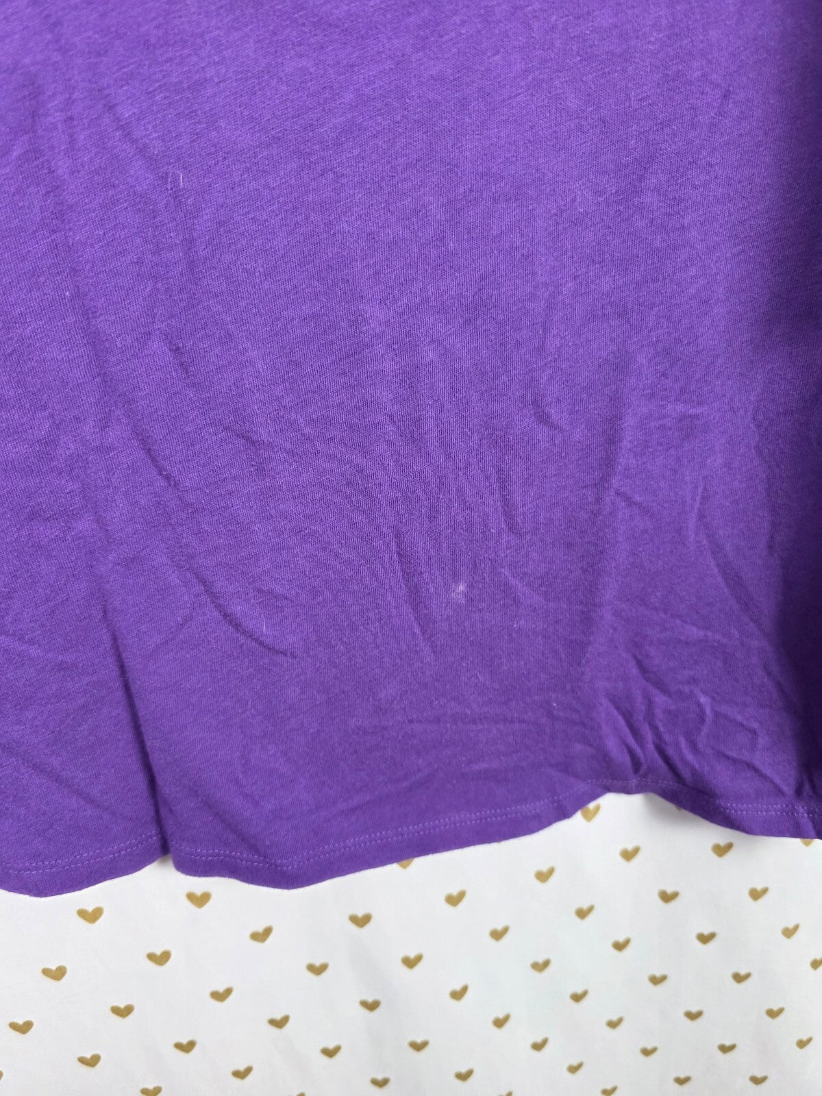 Victorias Secret vintage soft Studded Logo BLING Nightgown Sleep Shirt Purple SM