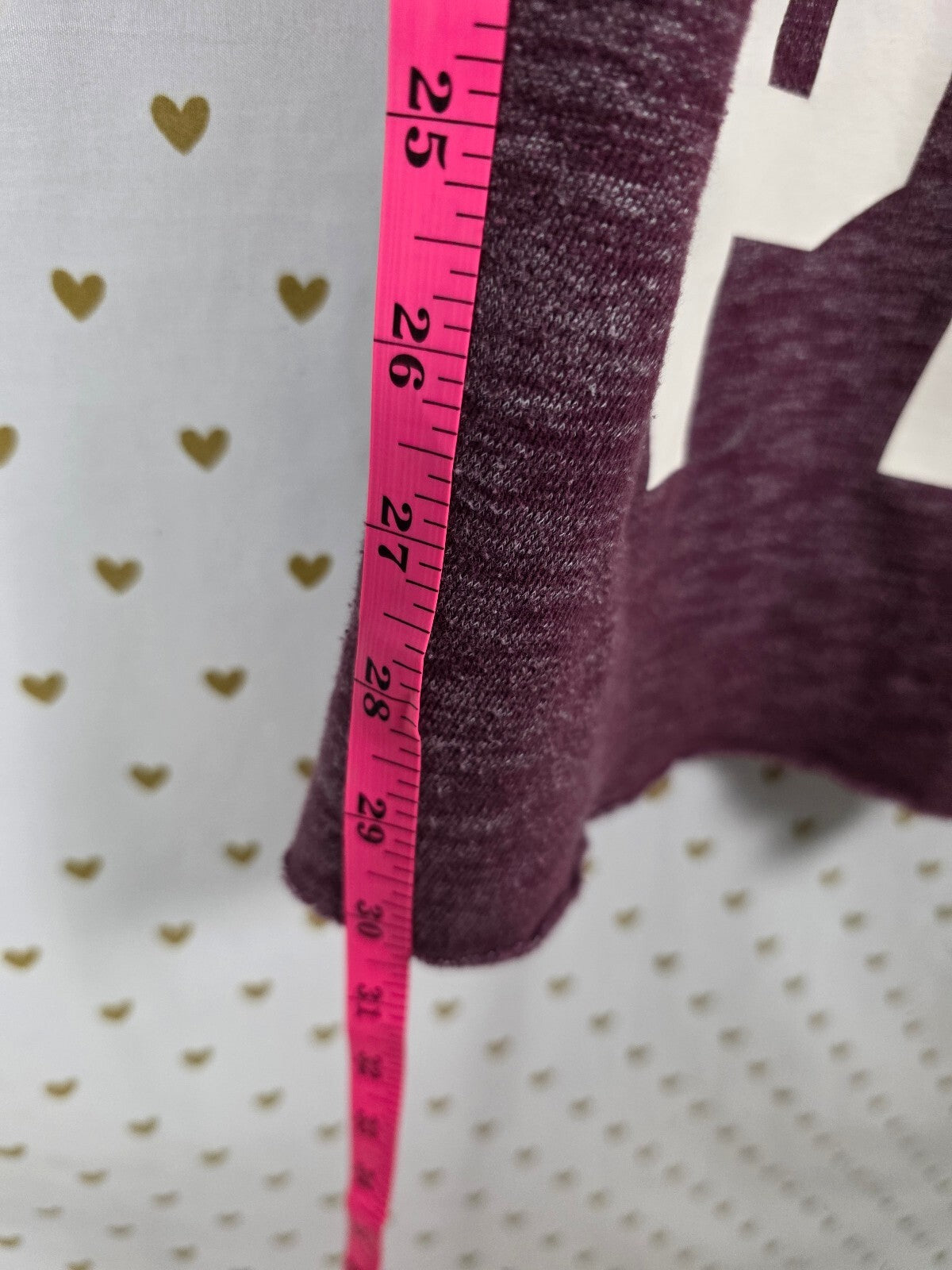 Victorias Secret PINK Raw Hem Boyfriend Diaper Butt Sweats Sweatpants Medium