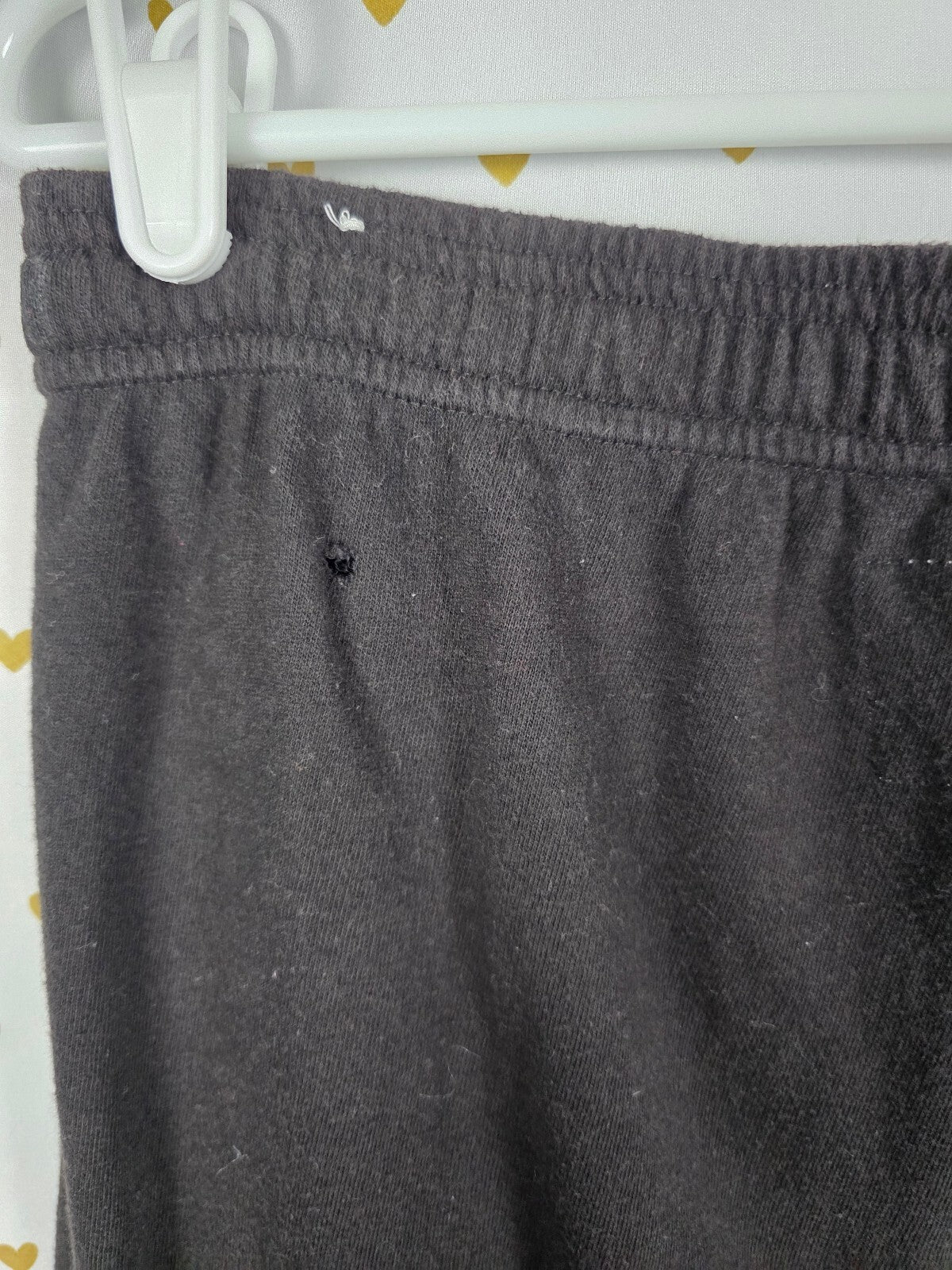 Victorias Secret PINK Vintage cropped Capri Sweats SMALL Black Joggers