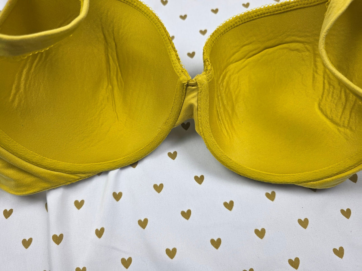 Victorias Secret Yellow  38D Perfect Shape Bra