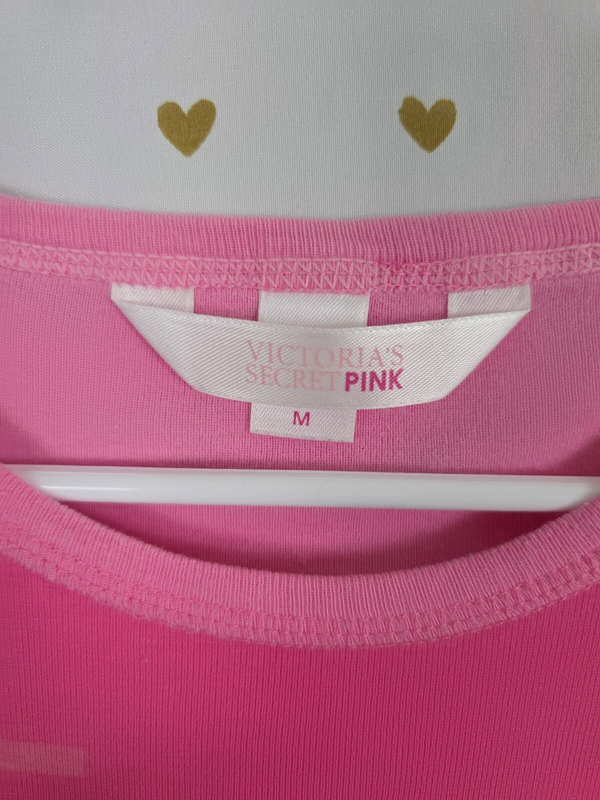 Vintage 2003 Victoria's Secret PINK Paris Eiffel Tower L'Amour Tee M Y2K