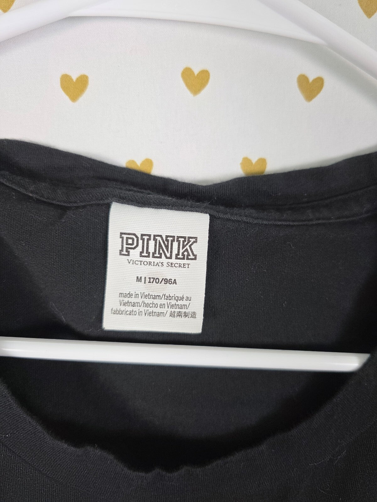 Victorias Secret PINK Cropped MEGA BLING Sequined Tee shirt MEDIUM