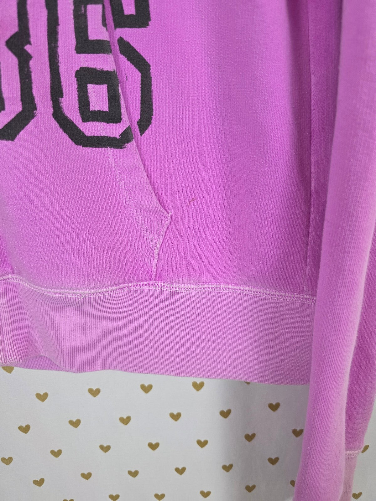 Victorias Secret Pink Vintage Purple Logo Y2k Full zip Hoodie Jacket Large