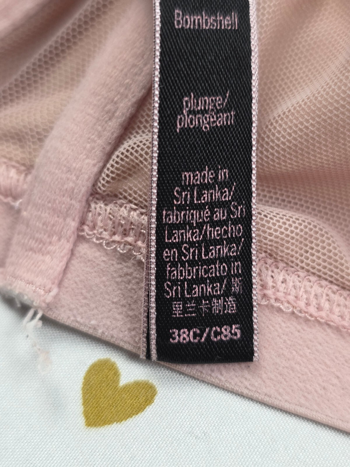 Victorias Secret Bombshell Plunge Push Up Add 2 Sizes Front Close Bra 38C