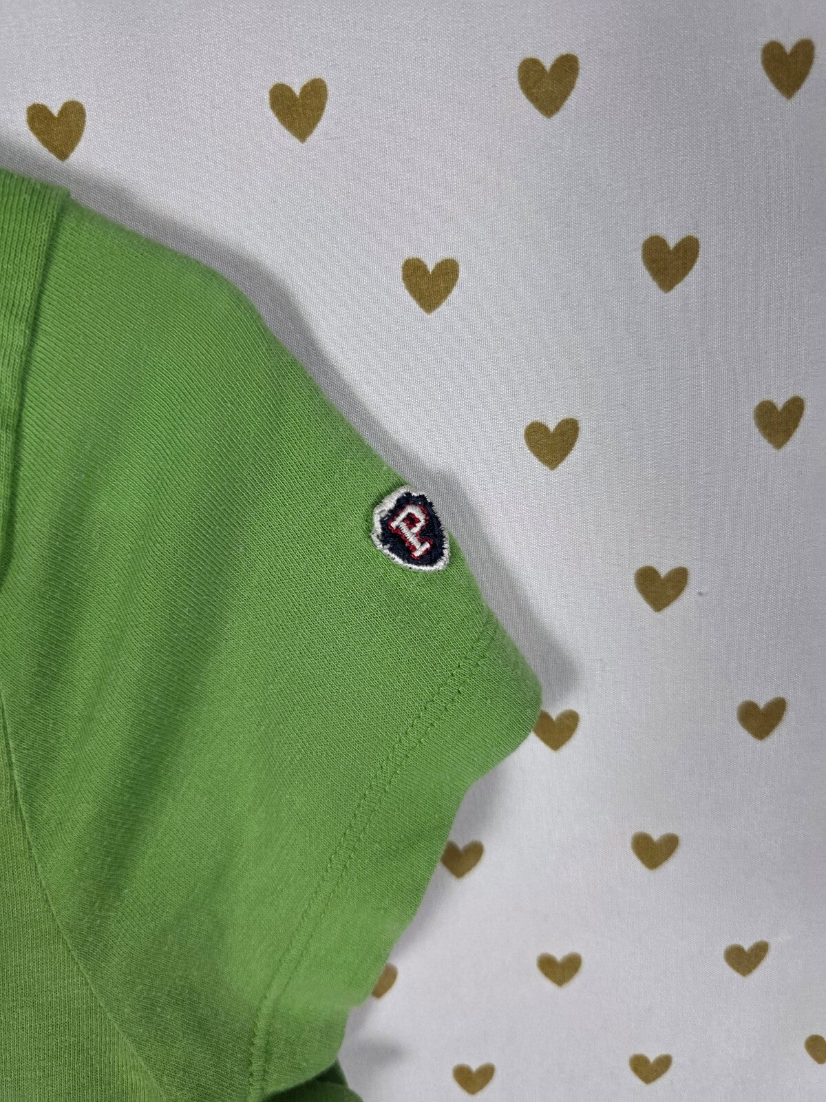 Victorias Secret PINK Vintage Green Y2k READY SET Tee Shirt MEDIUM