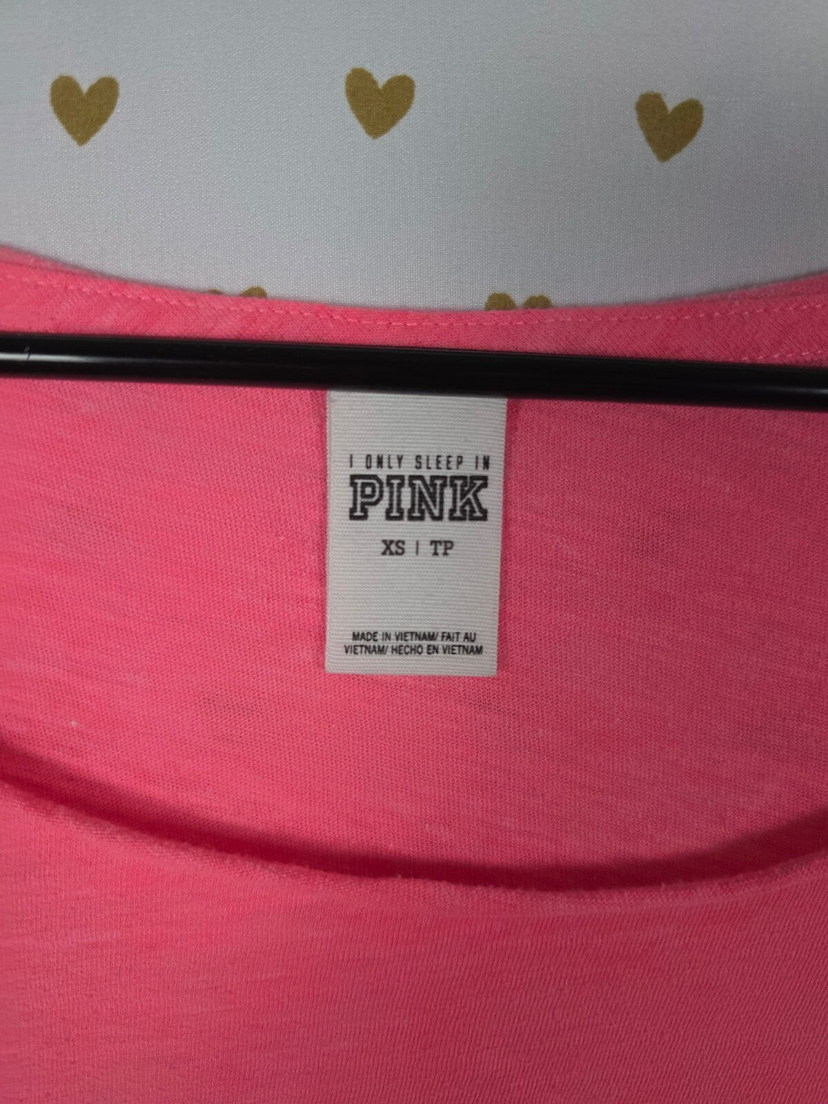 Victorias Secret PInk I WOKE UP LIKE THIS Nightgown Sleep Shirt XS