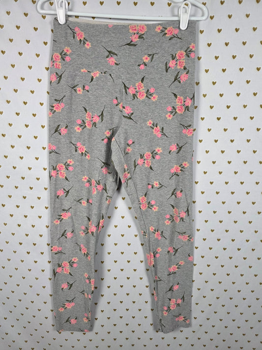 Victorias Secret PINK Yoga Floral Active Ankle Pants Leggings large