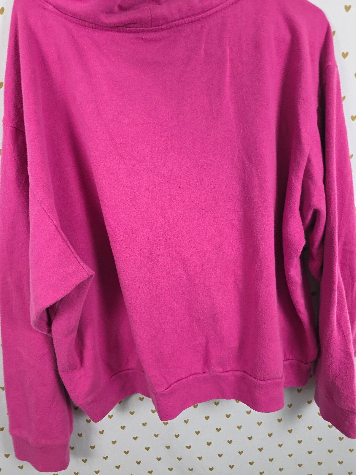 Victorias Secret Pink Slouchy Cowl Neck Sweater Shirt Logo 2XL XXL