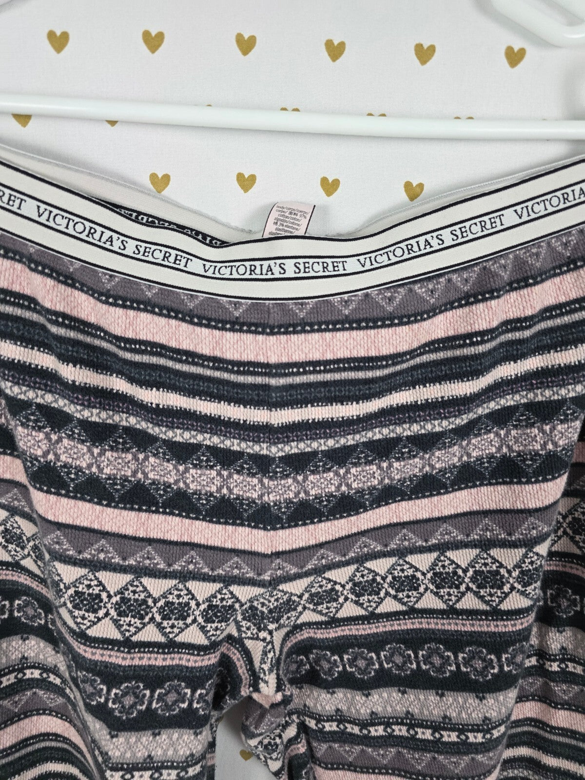 Victorias Secret Thermal Geometric Large Sleep Pants Pajama PJ Bottoms