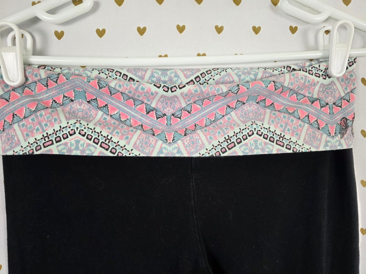 Victorias Secret PINK Vintage y2k foldover Yoga pants flare Small