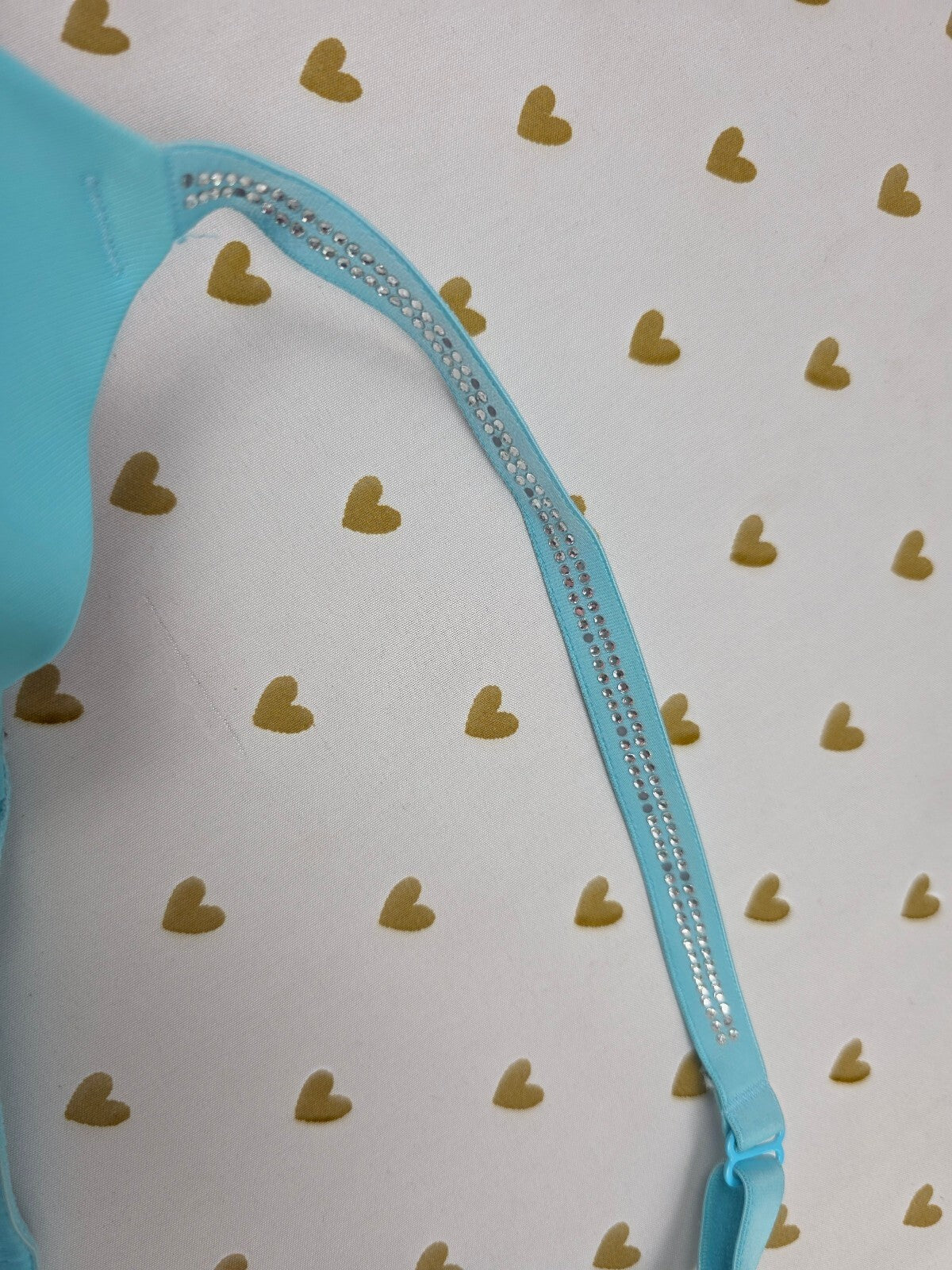 Victorias Secret PINK Light Blue 36D T Shirt Lightly Lined Bra