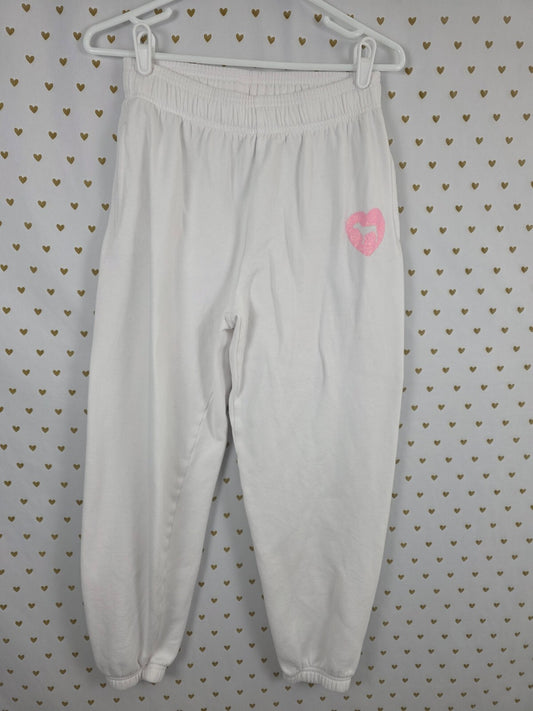 Victorias Secret PINK Bling Glitter Logo Butt Sweats Campus Originals Small