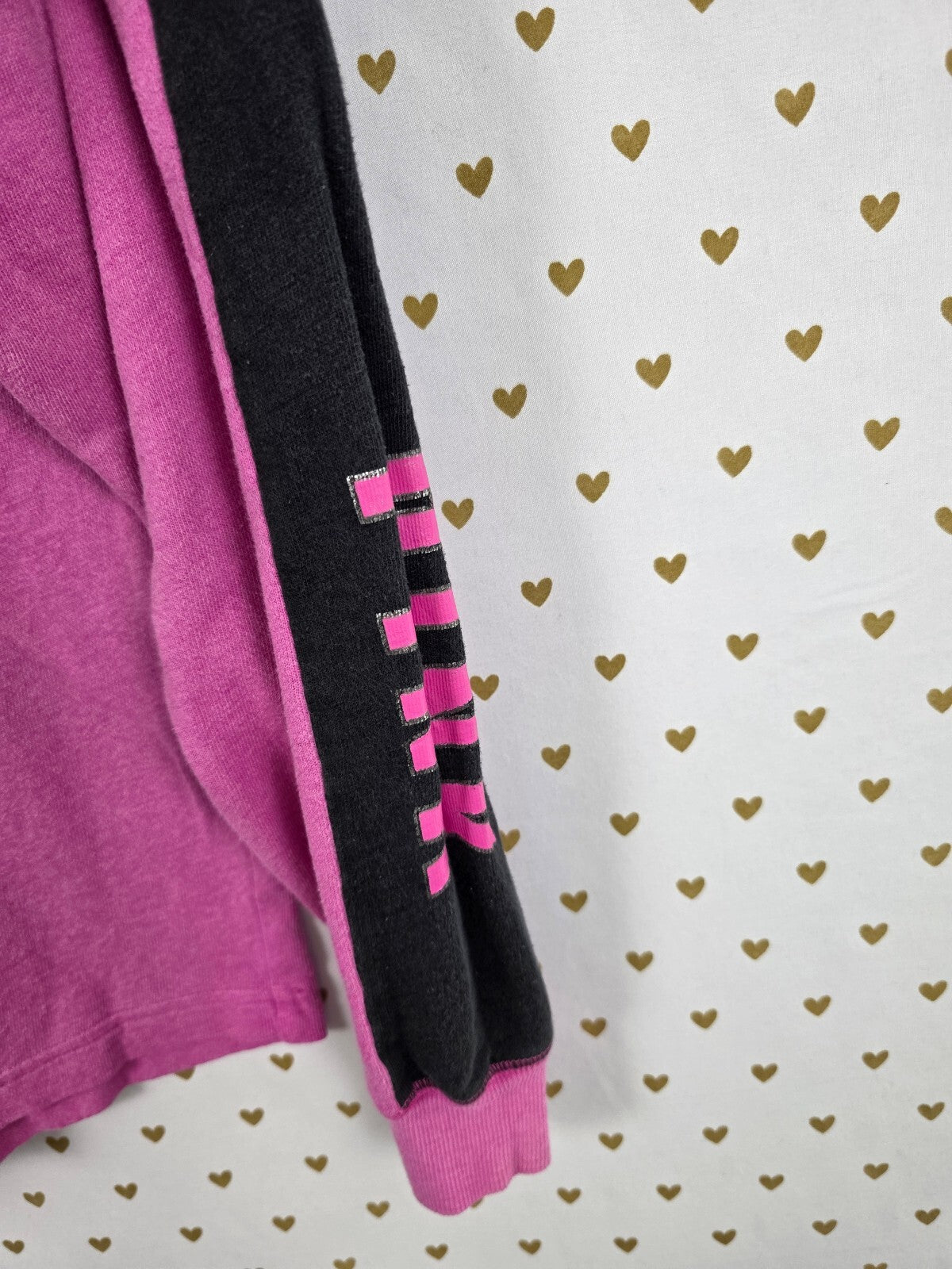 Victorias Secret PINK Oversized Purple Sweater Shirt Long Sleeve XS