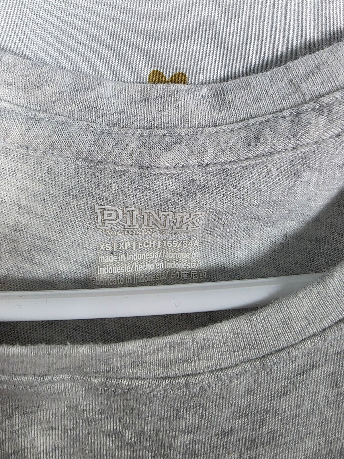 Victorias Secret PINK Leopard Cheetah Sweats Tee shirt SET XS Logo Beige
