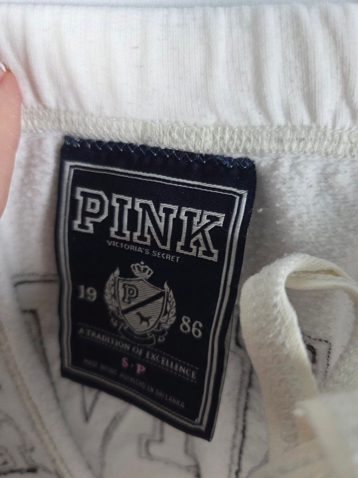Victorias Secret PINK Vintage Y2k Boyfriend Sweats Heartbreaker Small