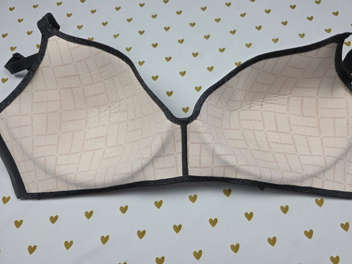Victorias Secret Black Wireless No Wire Bra 36DD