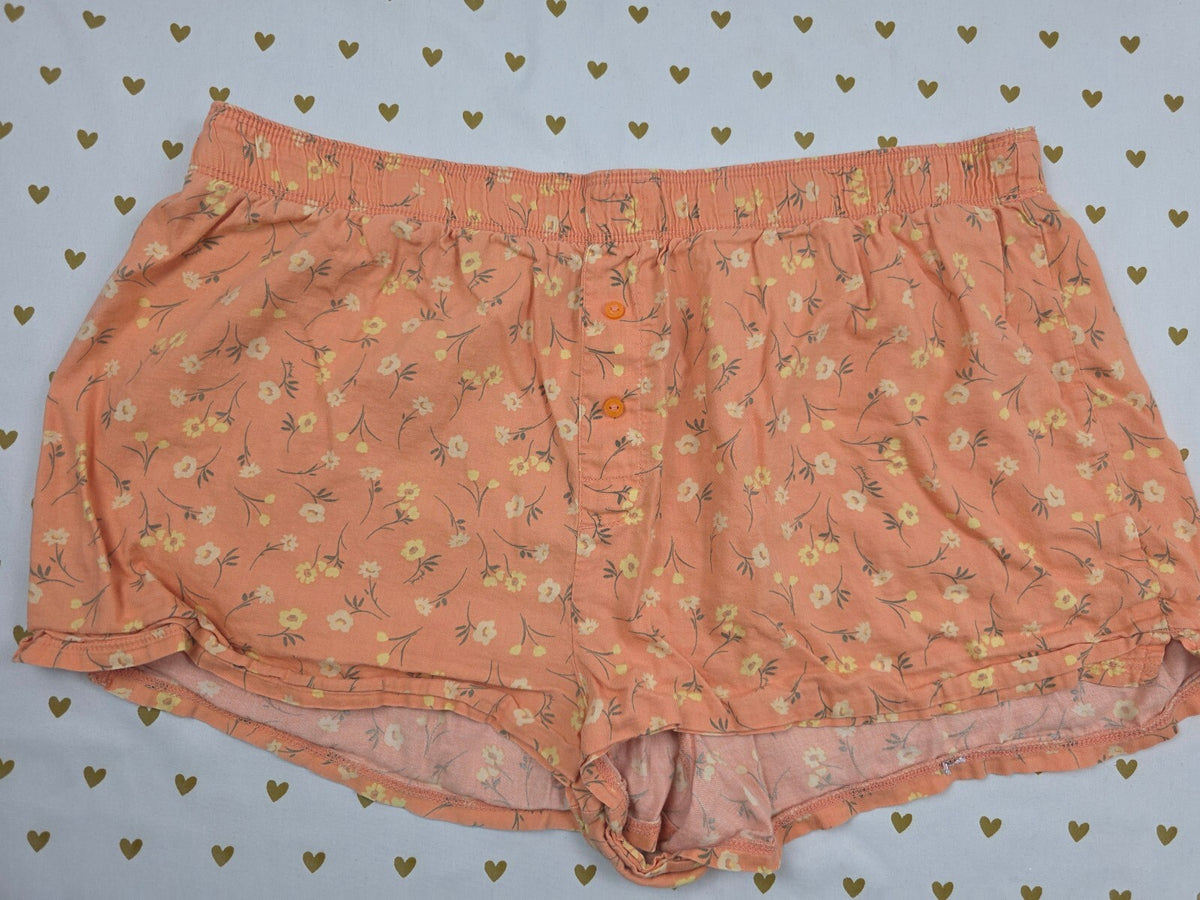 Victorias Secret PINK Large Floral Sleep Shorts Boxers Pajama Bottoms