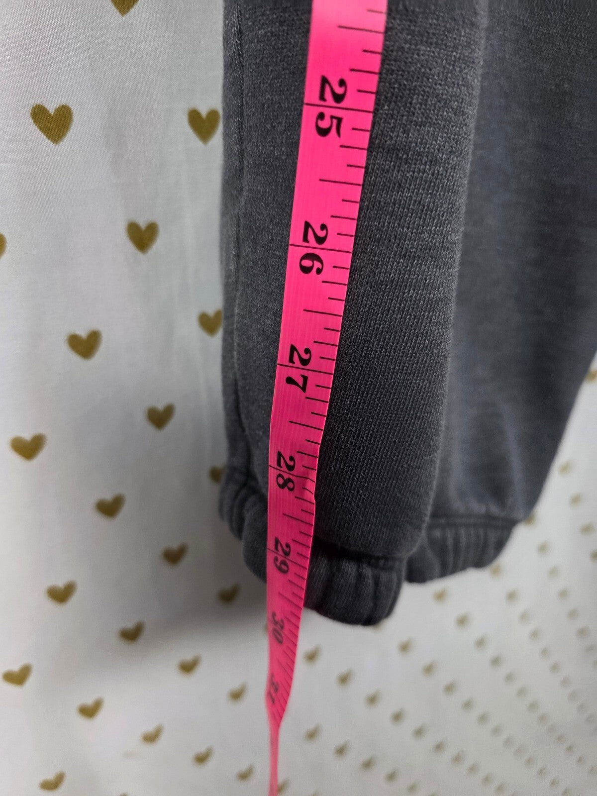 Victoria’s Secret PINK LOVE PINK Sequin BLING Hoodie Jogger Set Gray L