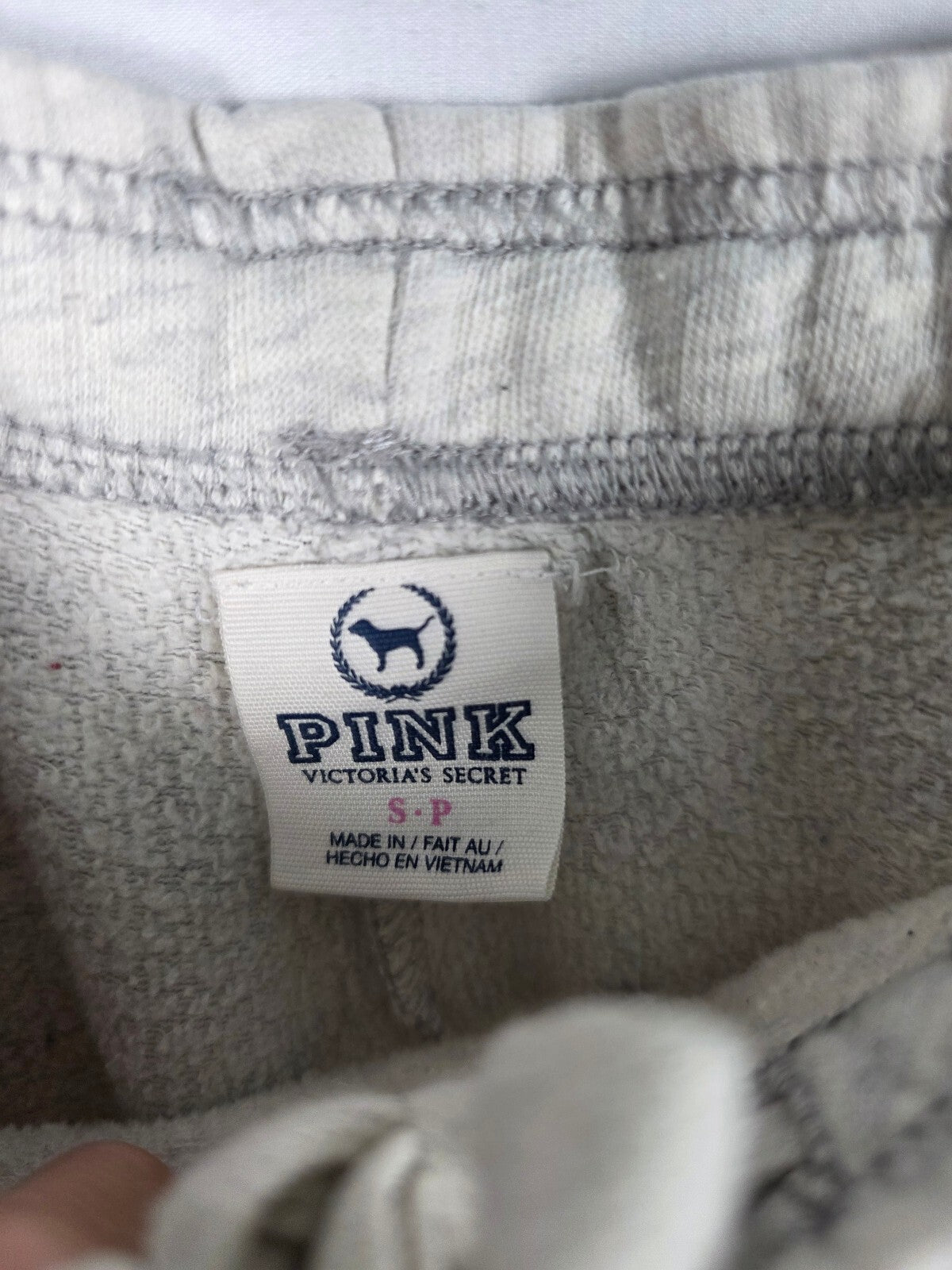 Victorias Secret PINK Vintage y2k LOVE Heart Logo Sweats Joggers SMALL