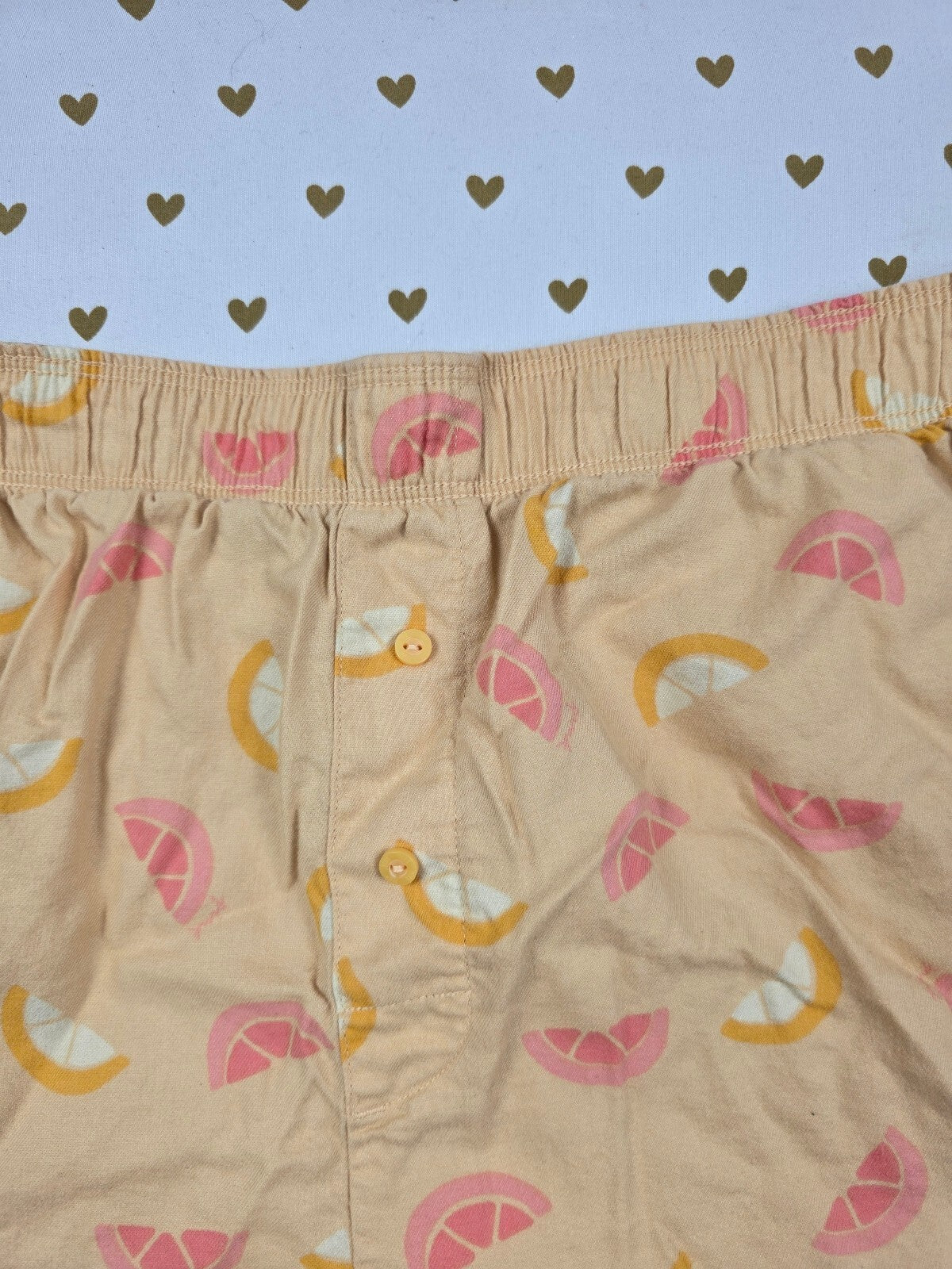 Victorias Secret PINK Citrus Large Sleep Shorts Boxers Pajama Bottoms