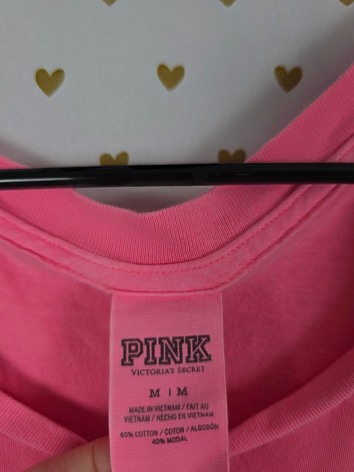 Victorias Secret PINK Logo Tank Top Neon Medium