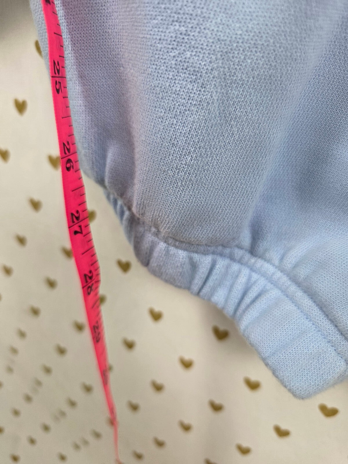 Victorias Secret PINK Light Blue Logo Sweats Sweatpants XXL 2XL Pockets