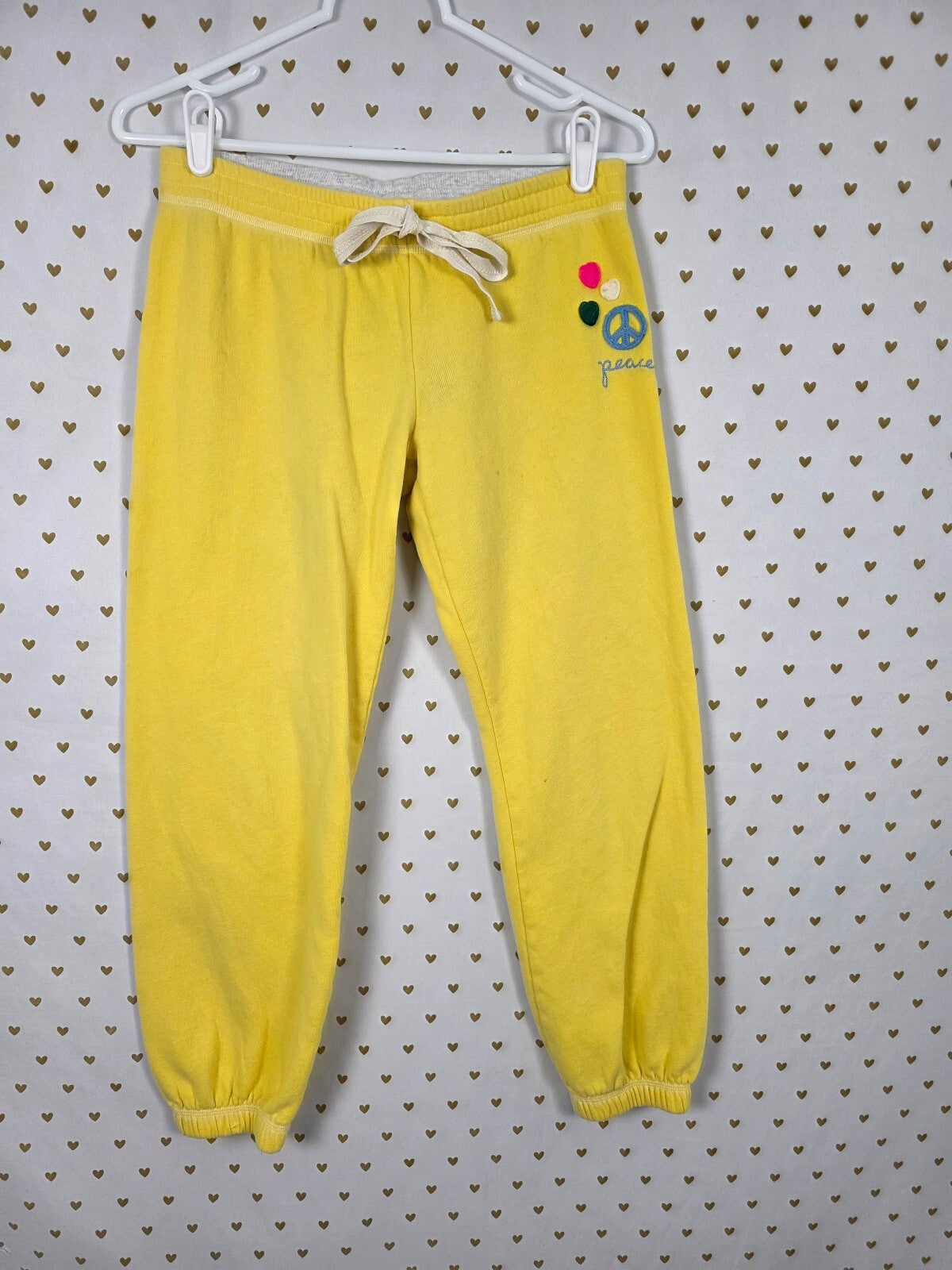 Victorias Secret PINK Vintage Y2k Peace Sweats Joggers Sweatpants XS