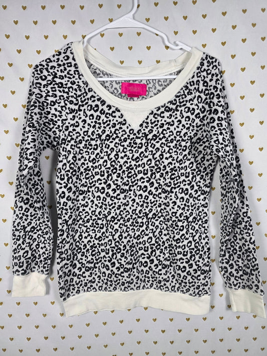 Victorias Secret Thermal waffle Leopard Cheetah Spot Shirt SMALL