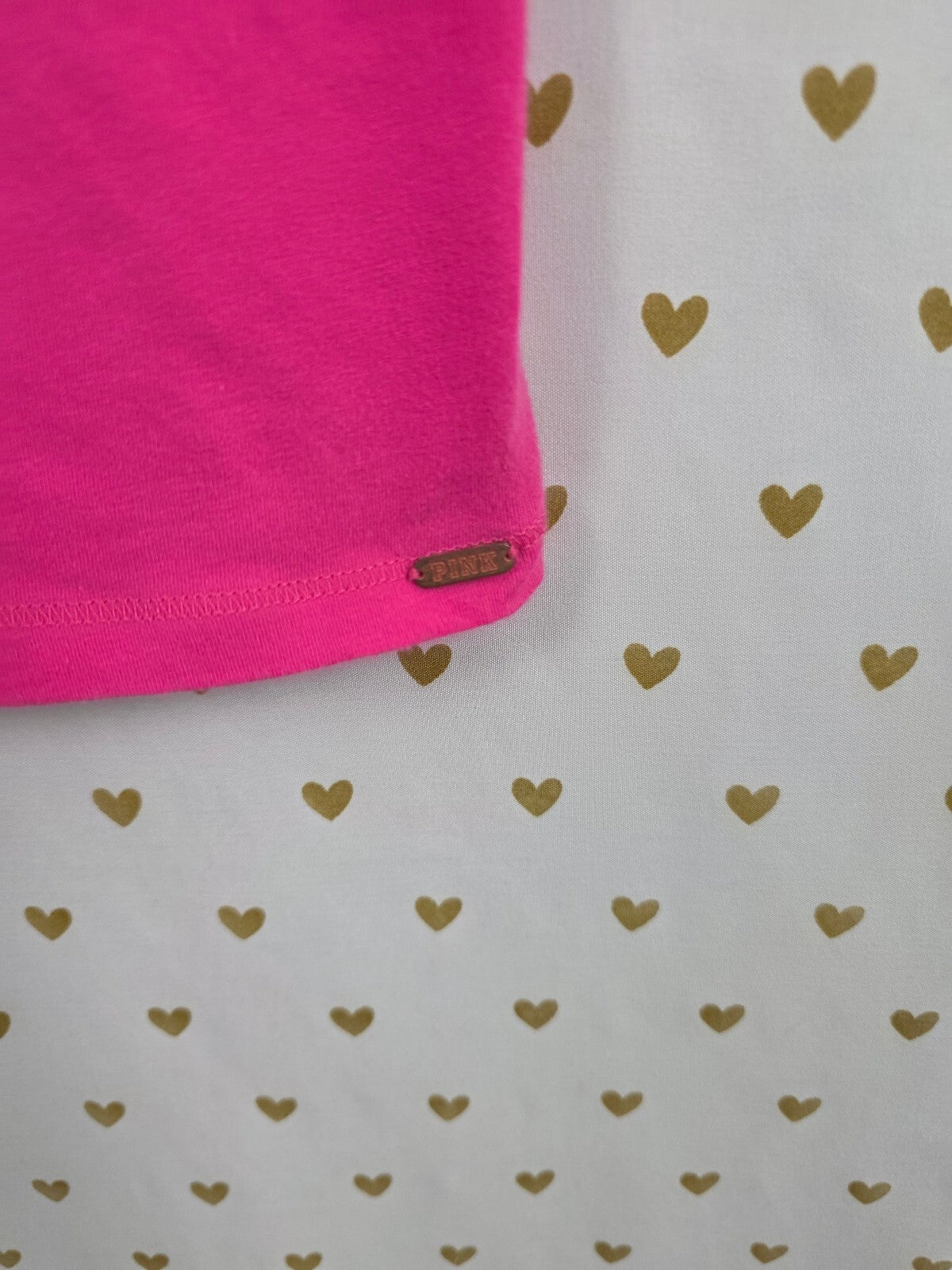 Victorias Secret PINK  Vintage HEART XS Tank Top Padded