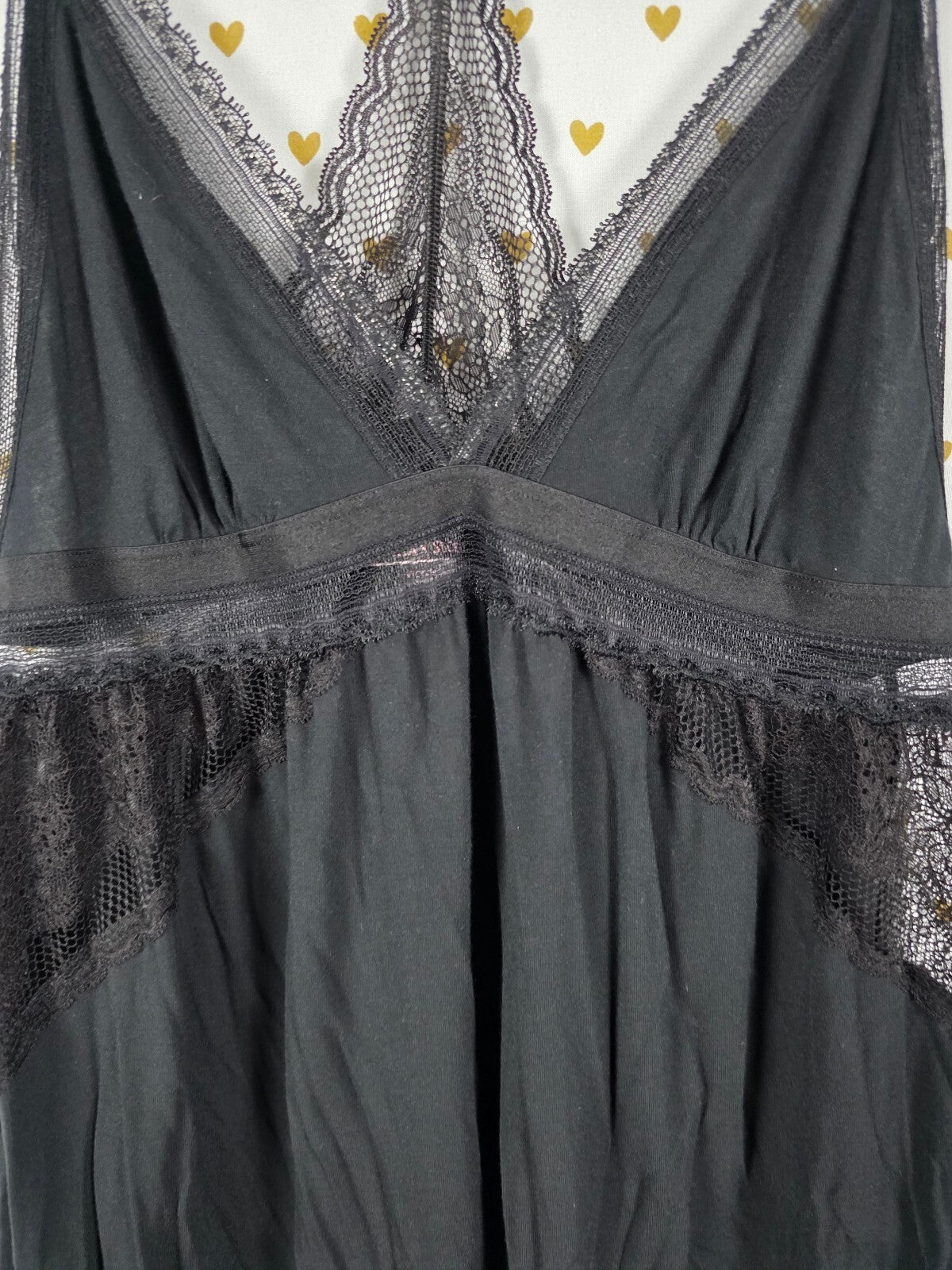Victorias Secret Black racerback super soft nightie Slip Dress Pajama XL