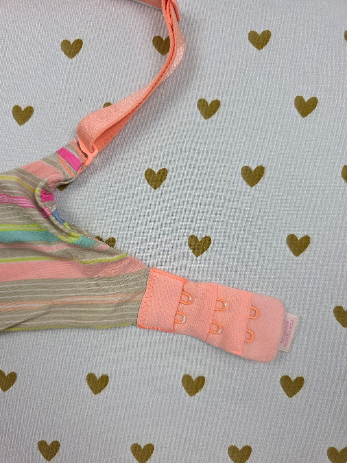 Victorias Secret striped 34D Demi Balconette Bra
