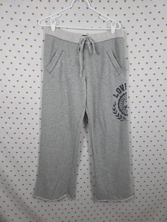 Victorias Secret PINK Small Vintage Short Grey Sweats LOVE Diaper Butt Boyfriend