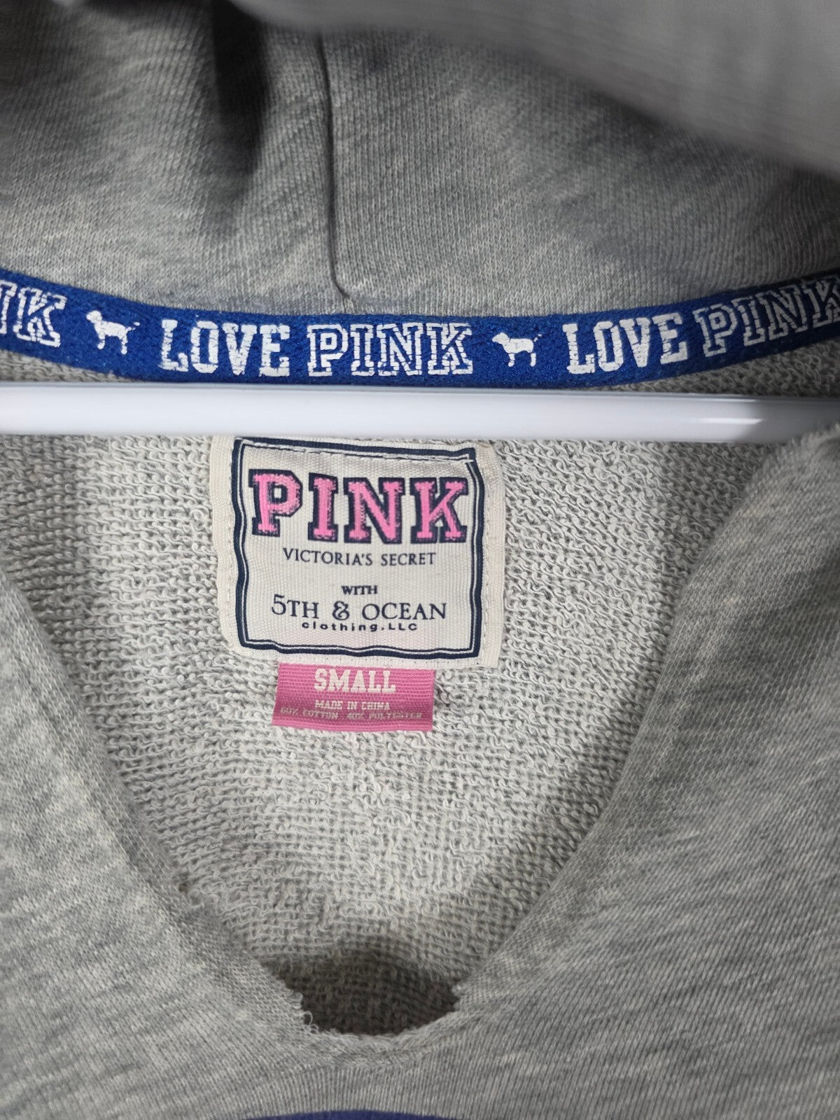 Victorias Secret Pink Chicago Cubs MLB hooded Sweater Pullover Small