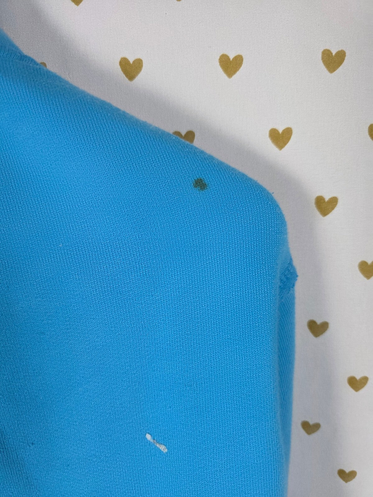 PINK Victoria's Secret Sweater Dress Hoodie Blue Peace Love Pink M Y2K