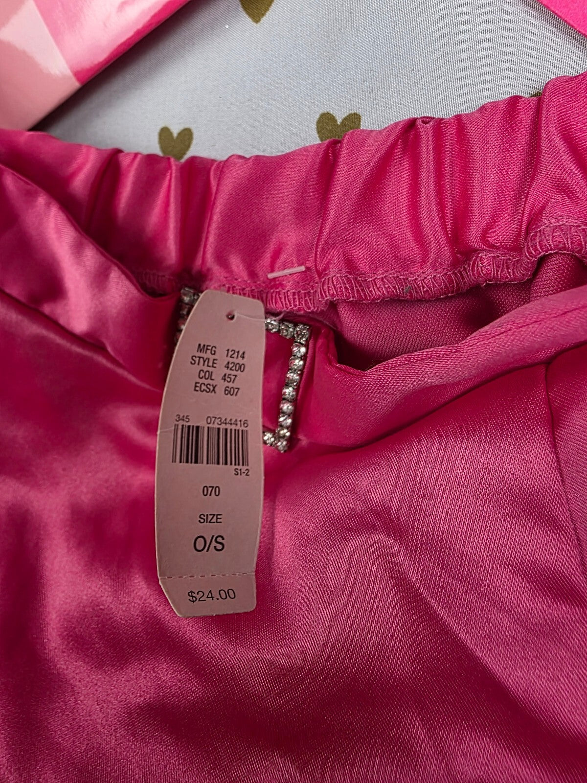 Vintage Victoria's Secret Sexy Santa Pink Satin Fur Mini Skirt NWT Y2K