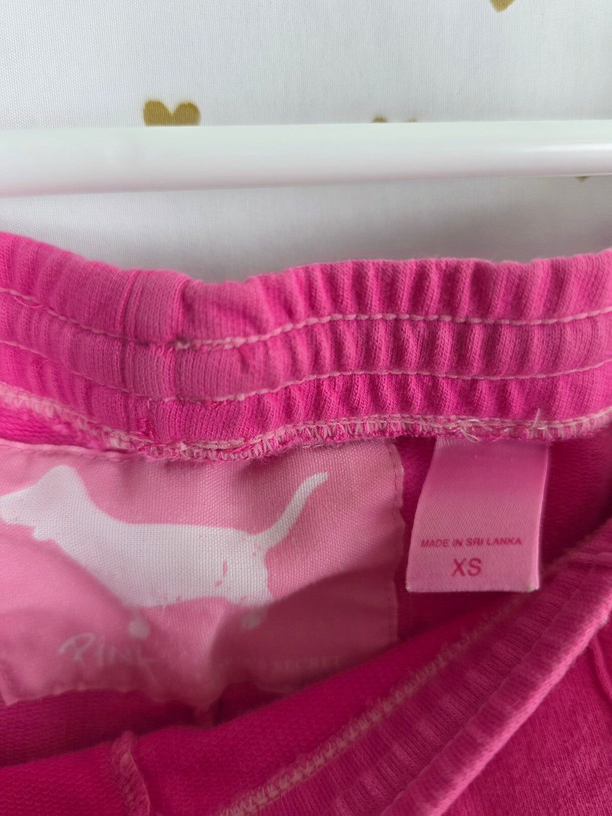 Vintage Victoria's Secret PINK Shining Pink Stars Tracksuit Set XS
