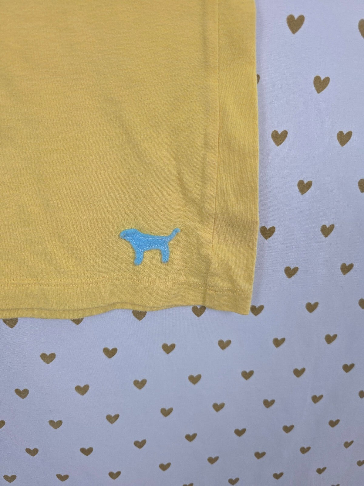 Victoria's Secret PINK Tee L How Do You Like Your Eggs Morning Graphic Dog
