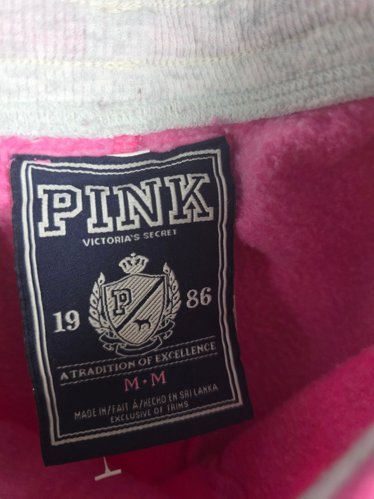 Victorias Secret PINK Vintage Bling Sequined Sweats Sweatpants Y2k Medium