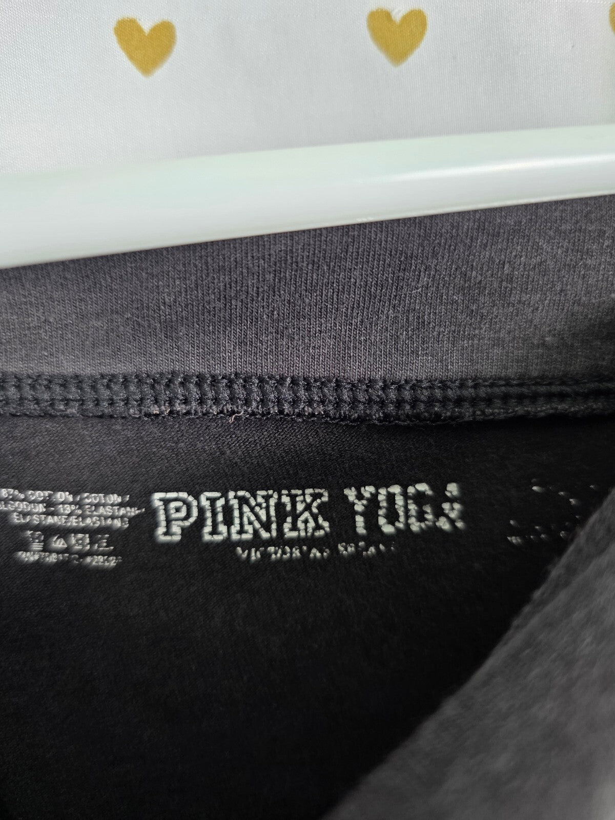 Victorias Secret PINK BLING Gradient Foldover Yoga Pants SMALL Y2k Capri