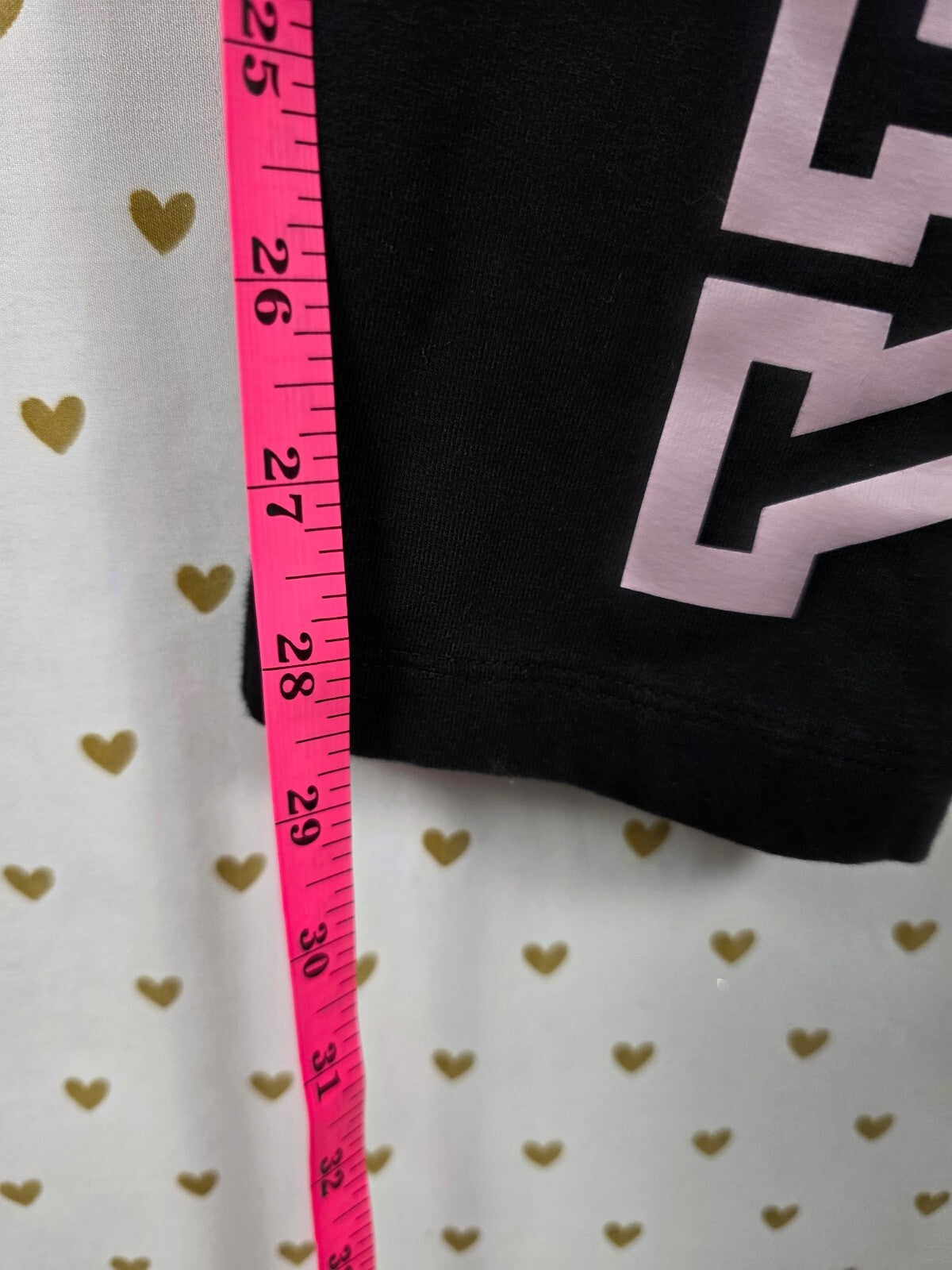 Victorias Secret PINK RAINBOW logo Yoga Pants XL Ankle