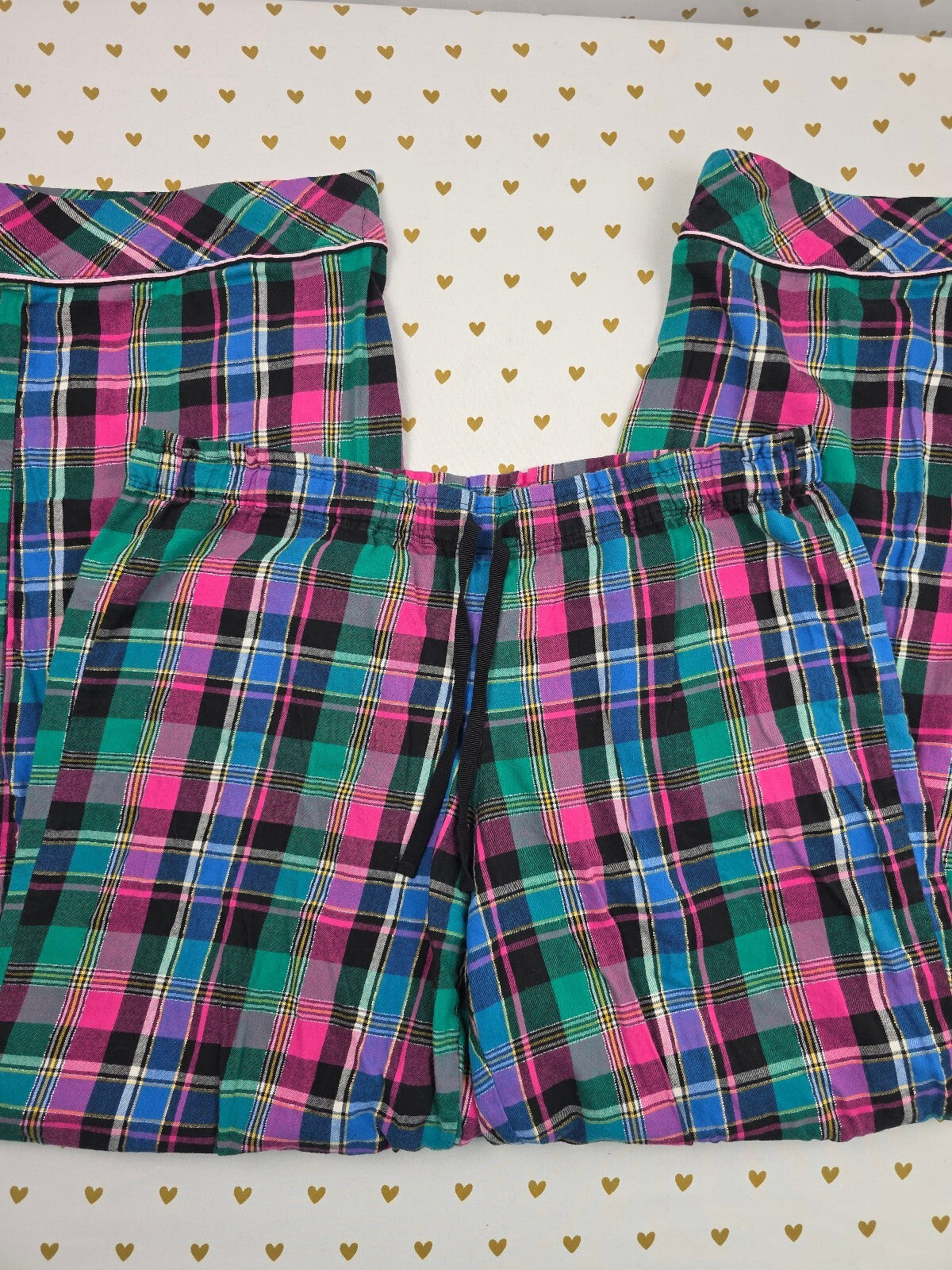 Victorias Secret Plaid Medium Sleep Pants Pajama PJ Bottoms