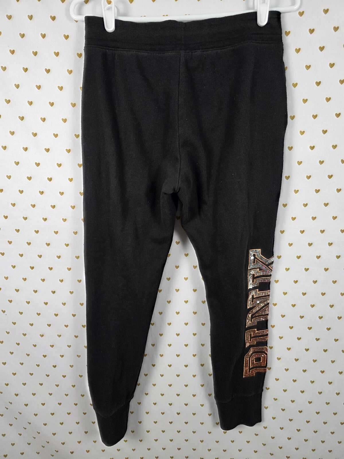 Victorias Secret PINK Medium Bling logo Joggers Sweats Sweatpants