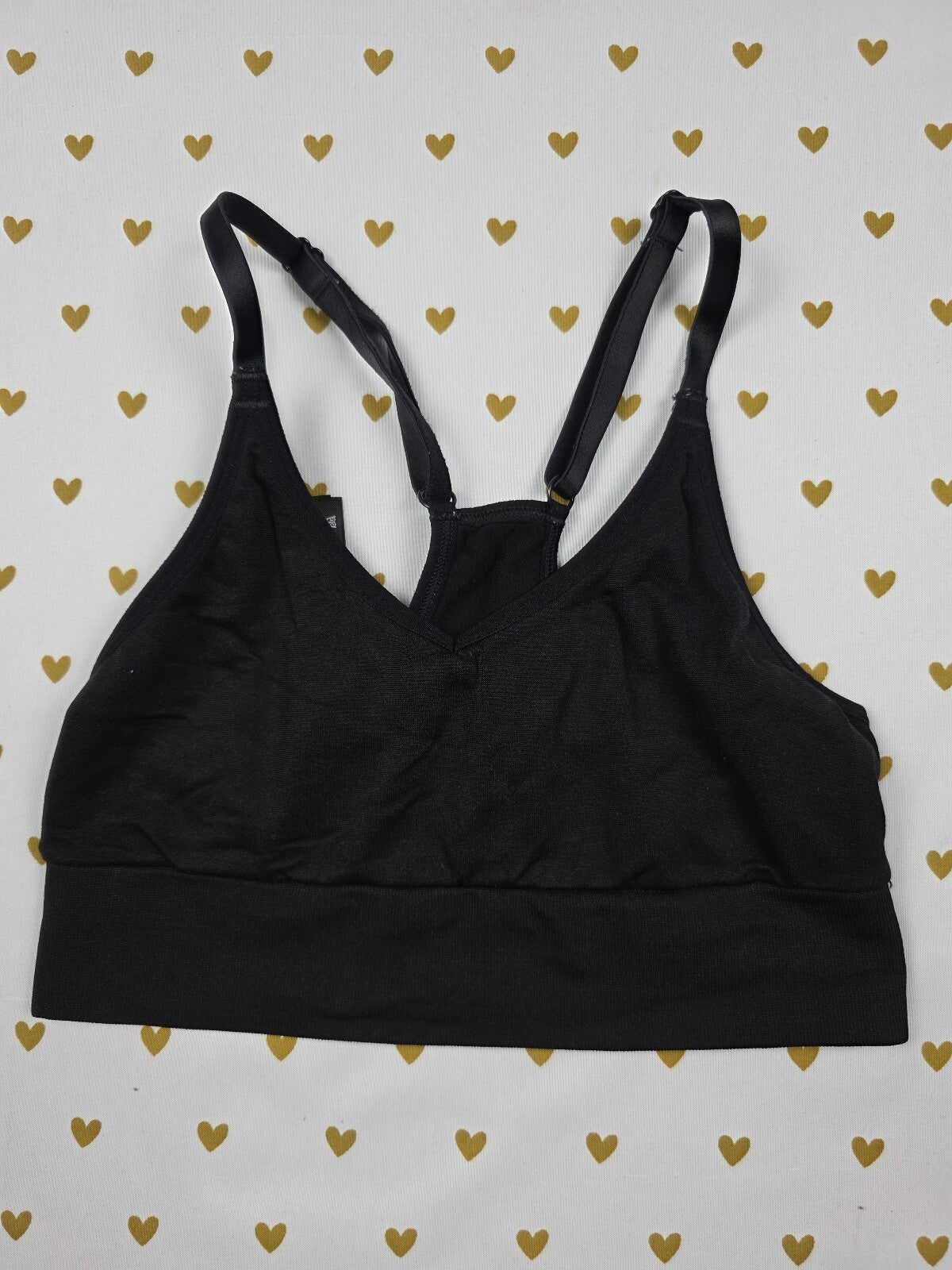Victorias Secret Pink Active Black Sports Bra XS Bralette Bra Top Tank