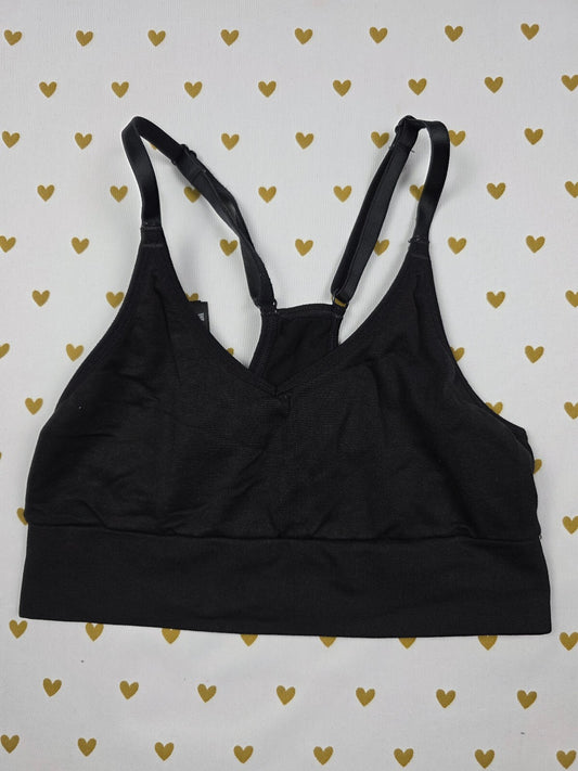Victorias Secret Pink Active Black Sports Bra XS Bralette Bra Top Tank